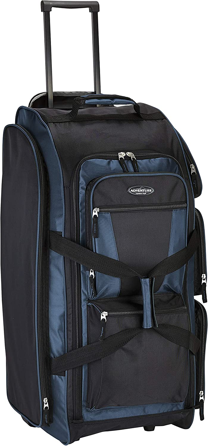 Travelers Club Xpedition 30 Inch Multi-Pocket Upright Rolling Duffel Bag - Image 3